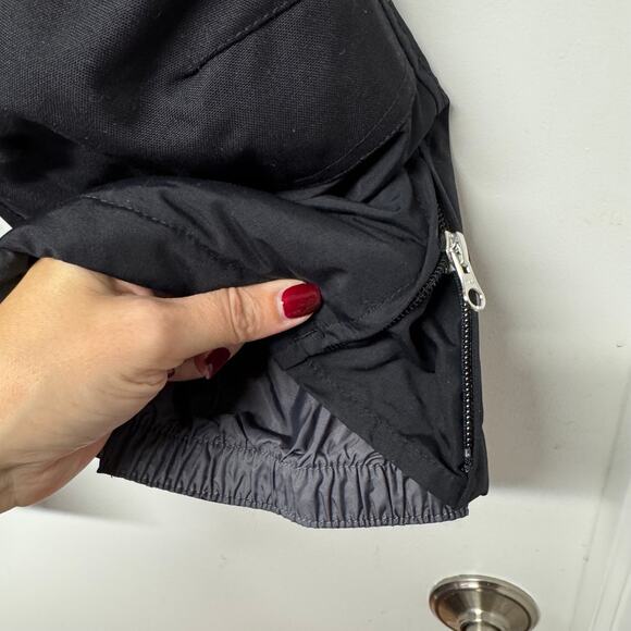 Lands End Little Boys Snow Board Ski Pants Black Size 4 Waterproof Reinforced - Picture 6 of 9